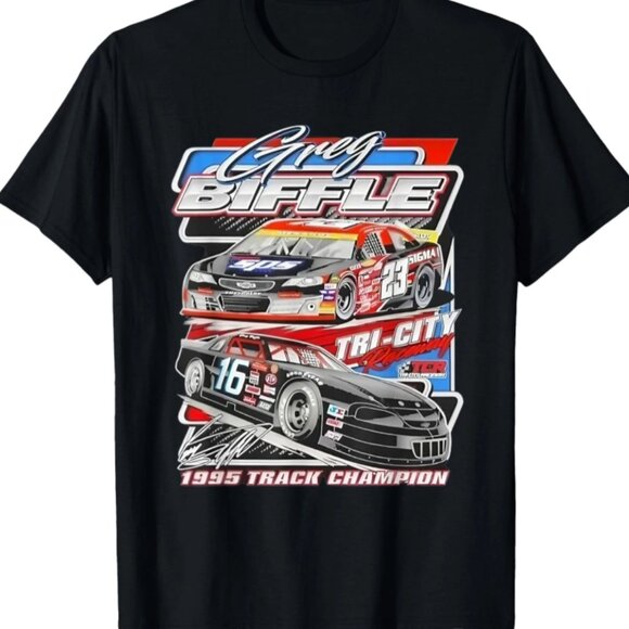 The Unbranded Brand Other - Retro Motorsports Competiton Graphic Heavy Cotton Tee